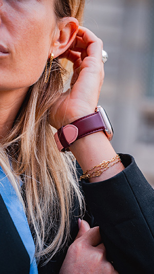 Personnalisez votre bracelet cuir Apple Watch