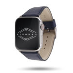 Apple Watch band in navy Holi cowhide leather