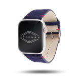 Apple Watch Armband aus Ziegenleder Marine